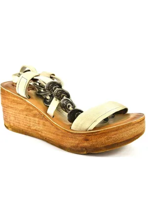 Airstep / A.S.98 Keilsandalen aus Leder Sandale - Verkäufer: Markenschuhwelt&More