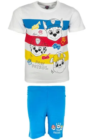 Paw Patrol Schlafanzug Kinder Jungen kurzarm Pyjama Shirt Shorts 100% Baumwolle, Gr. 98 bis 128 - Verkäufer: WS-Trend