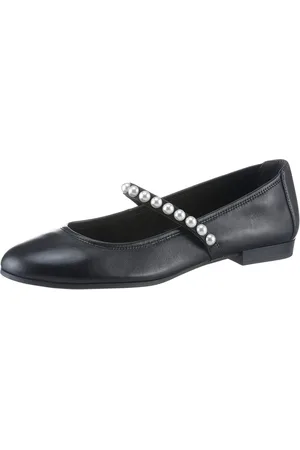Tamaris Ballerina, Blockabsatz, Businesschuh, Abendschuh mit eleganten Zierperlen