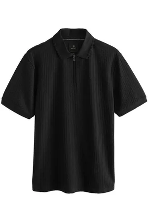Next Poloshirt Strukturiertes Polo-Shirt mit RV-Kragen (1-tlg) - Verkäufer: Germany GmbH