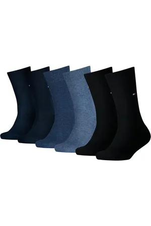 Tommy Hilfiger Socken TH CHILDREN SOCK TH BASIC 6P ECOM (6 Paar) Mit kleinem Rippenbündchen und Logo