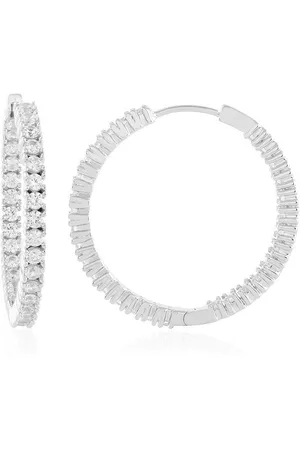 Cavill Ohrring-Set Kambodschanischer Zirkon Platinplattierte Silberohrringe, 2,565 ct (2-tlg) - Verkäufer: Juwelo Deutschland GmbH