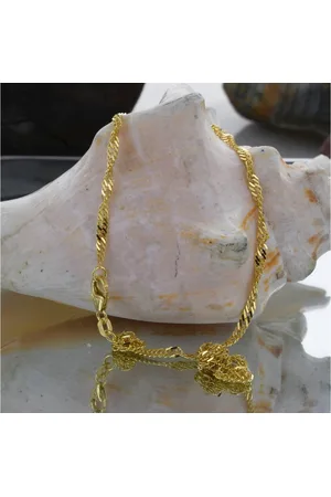 HOPLO Goldarmband Goldkette Singapurkette Länge 19cm - Breite 2,4mm - 585-14 Karat Gold - Verkäufer: Holzenplotz