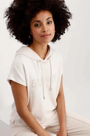 monari Sweatshirt Sweatshirt Druckschrift Mit Rundhalsausschnitt