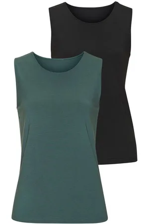Lascana Tanktop aus elastischer Baumwoll-Modal-Qualität (2er-Pack)