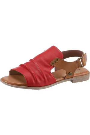 Mustang Riemchensandale, Sommerschuh, Sandalette, Blockabsatz, mit Klettverschluss