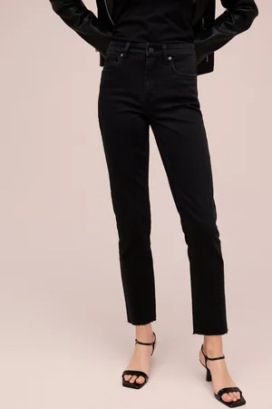 Next Straight-Jeans Relaxed Fit Jeans mit unversäumtem Saum (1-tlg) - Verkäufer: Germany GmbH