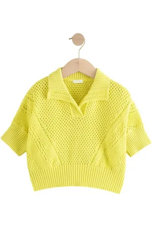 Next Strickpullover Gehäkelter Kurzarmpullover aus 100 % Baumwolle (1-tlg) - Verkäufer: Germany GmbH