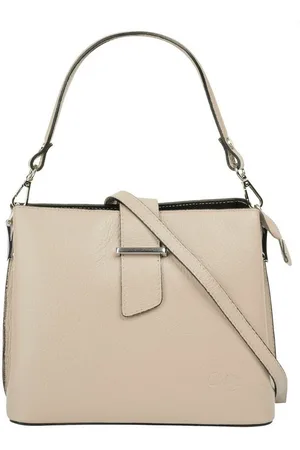 Cluty Henkeltasche, echt Leder, Made in Italy