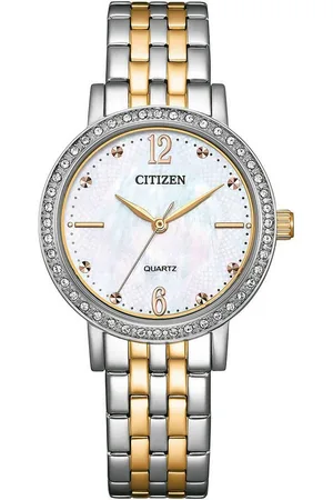 Citizen Quarzuhr EL3106-59D, Armbanduhr, Damenuhr, Edelstahlarmband, analog