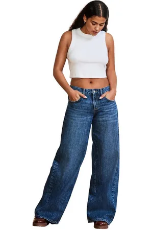 Next Weite Jeans Jeans mit superweitem Bein aus 100 % Baumwolle (1-tlg) - Verkäufer: Germany GmbH