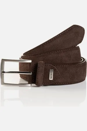 Carlo Monti Ledergürtel MONTREAL Veloursleder - Eindornschließe - kürzbar - 35mm Breite - Verkäufer: HBOD