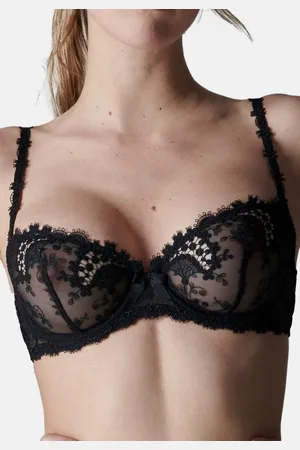Simone Pérèle Bügel-BH Wish (1-tlg) Bügel-BH - Leicht transparent - Mit floraler Stickerei - Verkäufer: simply4you