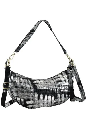 Alessandro Schultertasche Silbermond, elegant-luxuriöse Tasche mit silber-Finish