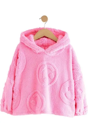 Next Kapuzenshirt Kurze Kapuzendecke aus Jacquard-Fleece, Happy Face (1-tlg) - Verkäufer: Germany GmbH