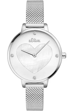 QS by s.Oliver Quarzuhr Armbanduhr mit Mesharmband, Armbanduhr mit Mesharmband - Verkäufer: Juwelier Bektas e.K.