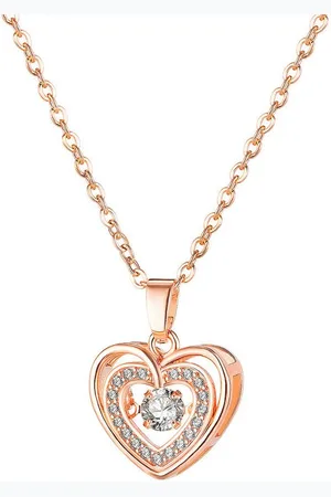 Alessandro Kette mit Anhänger Love, aus 925 Sterling Silber