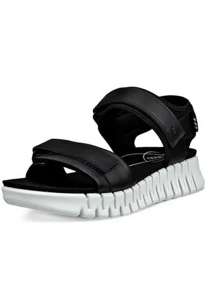 Ecco GRUUV SOL W Sandalette, Plateau, Sommerschuh, Sandalette mit praktischem Klettverschluss