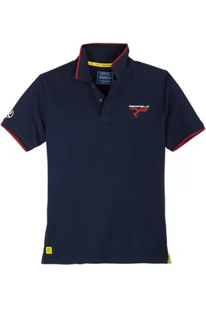 Redfield Poloshirt Poloshirt Übergröße navy modische Details - Verkäufer: bigtex