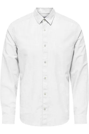 Only & Sons Langarmhemd ONSCANTLEY LIFE LS SOLID LINEN SHIR OTL