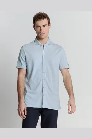 No Excess Langarmhemd Jersey-Hemd