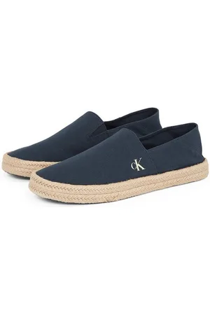Calvin Klein INJ ESPADRILLE CV Espadrille, Schlupfschuh, Sommerschuh, Slipper mit Bastbesatz, schmale Form