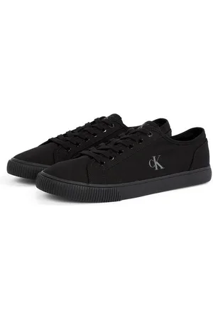 Calvin Klein ESS VULC LOW MG CANVAS Sneaker, Schnürschuh, Halbschuh, Freizeitschuh in klassischer Optik