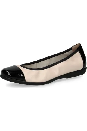 Caprice Ballerina Loafer, Slipper, Festtags Schuh mit Lack-Details