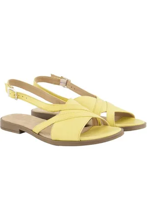Ulla Popken Leder-Sandalen gekreuzte Riemen Weite H Sandalette - Verkäufer: Popken Fashion Group