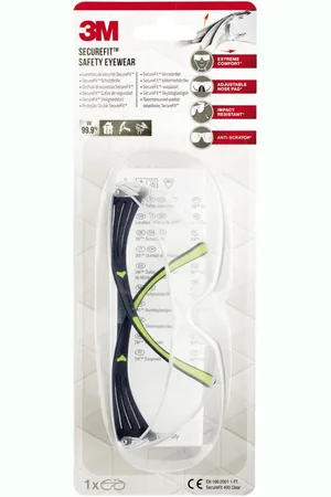 3MAN Nitril-Handschuhe Schutzbrille SecureFit SF400C-1 - Verkäufer: McBuero