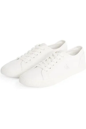 Calvin Klein ESS VULC LOW MG CANVAS Sneaker, Schnürschuh, Halbschuh, Freizeitschuh in klassischer Optik