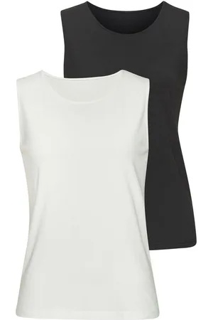 Lascana Tanktop aus elastischer Baumwoll-Modal-Qualität (2er-Pack)