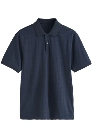 Next Poloshirt Lässiges Poloshirt mit vertikaler Struktur (1-tlg) - Verkäufer: Germany GmbH