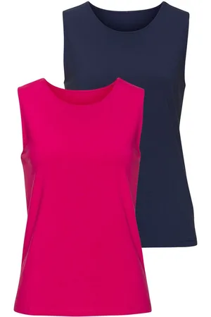 Lascana Tanktop aus elastischer Baumwoll-Modal-Qualität (2er-Pack)