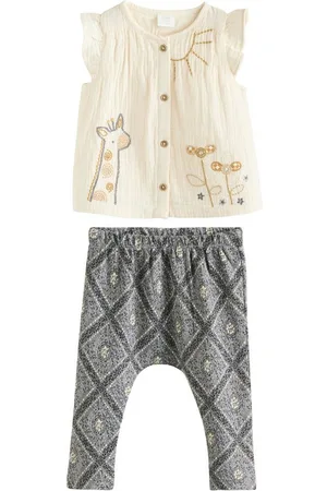 Next Top & Leggings Set mit besticktem Animal-Top und Leggings (2-tlg) - Verkäufer: Germany GmbH