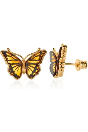 Cavill Ohrring-Set Polnischer Bernstein Schmetterling Vergoldetes Silber Ohrringe, 2,1ct (2-tlg) - Verkäufer: Juwelo Deutschland GmbH