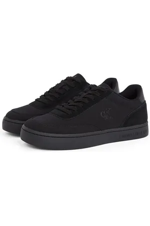 Calvin Klein CLASSIC CUPSOLE MG CANVAS Sneaker, Schnürschuh, Halbschuh, Freizeitschuh mit CK Logo seitlich