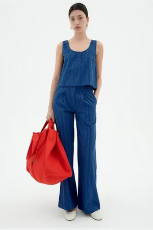 Thinking Mu Trägertop Cobalt Seersucker Justine Top - Verkäufer: www.glore.de