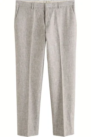 Next Anzughose Tailored Fit Anzughose mit Streifen aus Leinenmix (1-tlg) - Verkäufer: Germany GmbH