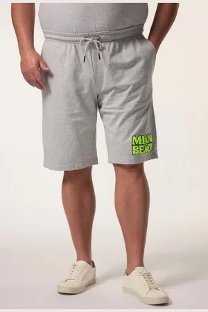 Men Plus Bermudas Men+ Sweatbermuda Neon-Print Elastikbund bis 8 XL - Verkäufer: Popken Fashion Group