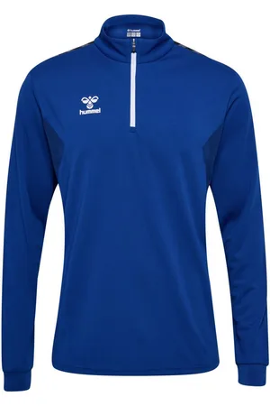 Hummel Fleecepullover Herren Trainingstop hmlAuthenticHalf Zip Poly Sweat 219973 - Verkäufer: CORTEXPOWER
