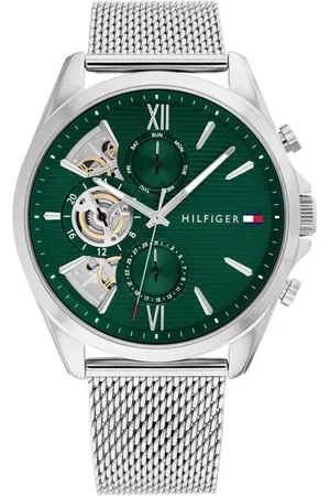 Tommy Hilfiger Multifunktionsuhr BAKER 1710647, Quarzuhr, Armbanduhr, Herrenuhr, Edelstahlarmband, analog, Tag