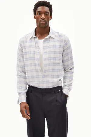 Armedangels Langarmhemd FLAAVIEN CHECK Herren Hemd aus Bio-Baumwoll Mix (1-tlg., Relaxed Fit) Relaxed Fit - Verkäufer: