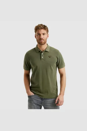 PME Legend™ Poloshirt Short sleeve polo pique garment dye mit Logo Stickerei