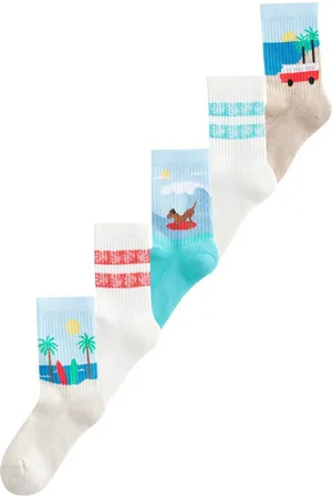 Next Sportsocken Gerippte Socken mit Randstreifen, 5er-Pack (5-Paar) - Verkäufer: Germany GmbH