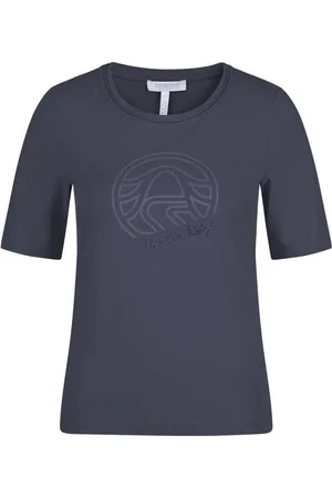 Sportalm Rundhalsshirt mit schimmerndem Frontprint