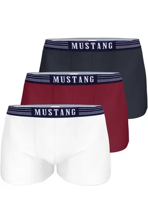Mustang Retro Boxer TYLER SPORT Retro-Pants Herren Unterhose Boxershorts (Spar-Set, 3-St., 3er-Pack) enge Passform, perfekter Sitz, elastischer Bund, maximaler Komfort - Verkäufer: s2c GmbH