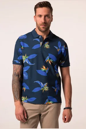 JP 1880 Poloshirt Poloshirt Halbarm Piqué Alloverprint - Verkäufer: Popken Fashion Group