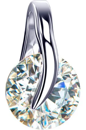 JEVELION Kristallanhänger Zikonia Anhänger 925 Silber (Zirkoniaanhänger, für Damen), Silberanhänger - Made in Germany - Verkäufer: