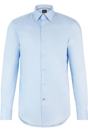 HUGO BOSS Businesshemd SLIM-FIT Hemd aus Baumwoll-Popeline - Verkäufer: Mode Heppel